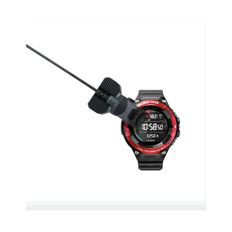 ładowanie zegarka Casio ProTrek Smartwatch WSD-F21HR -RDBGE